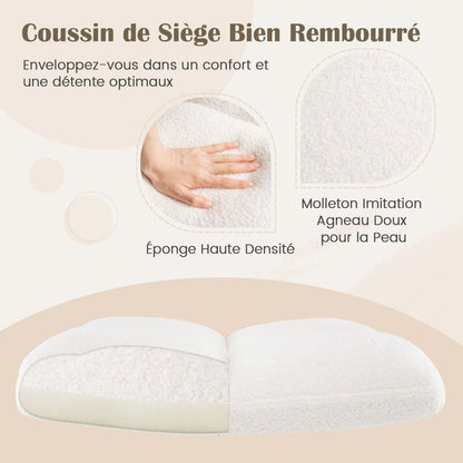 Chaise de Bureau COZY Cocoon en Laine d’Agneau