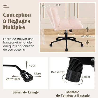 Chaise de Bureau COZY Cocoon en Laine d’Agneau