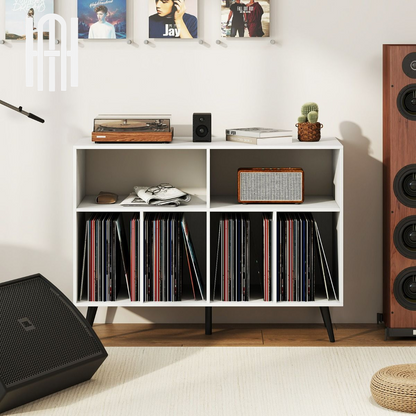 Meuble Platine Vinyle 3 Niveaux Élégant