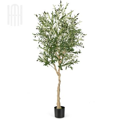 Olivier artificiel en pot de 182 cm