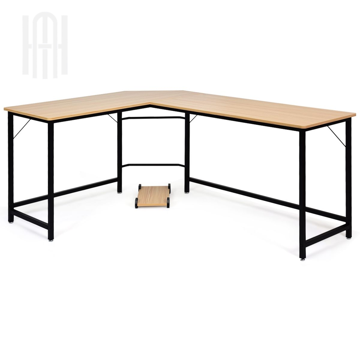 Bureau d’Angle Moderne en Forme de L