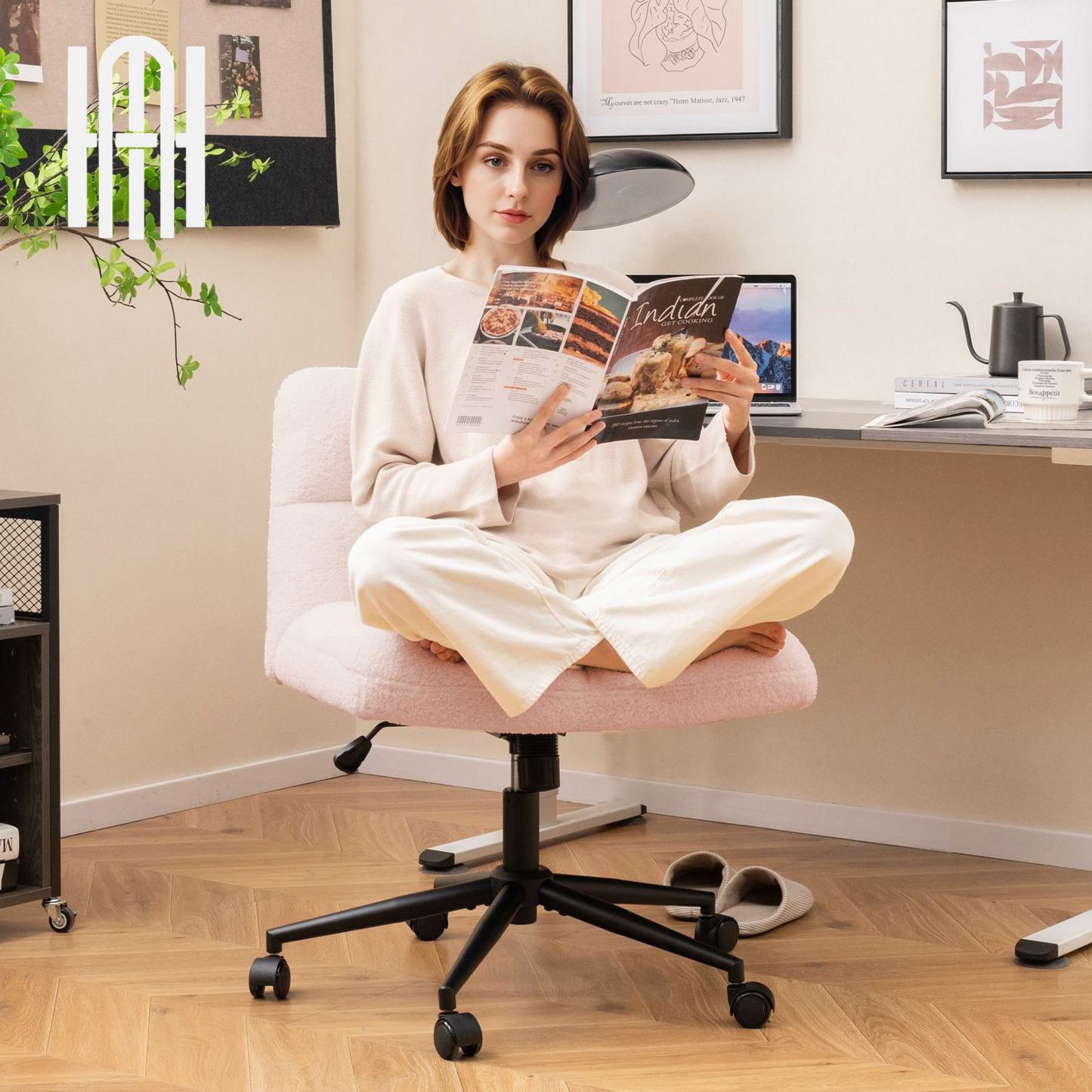 Chaise de Bureau COZY Cocoon en Laine d’Agneau