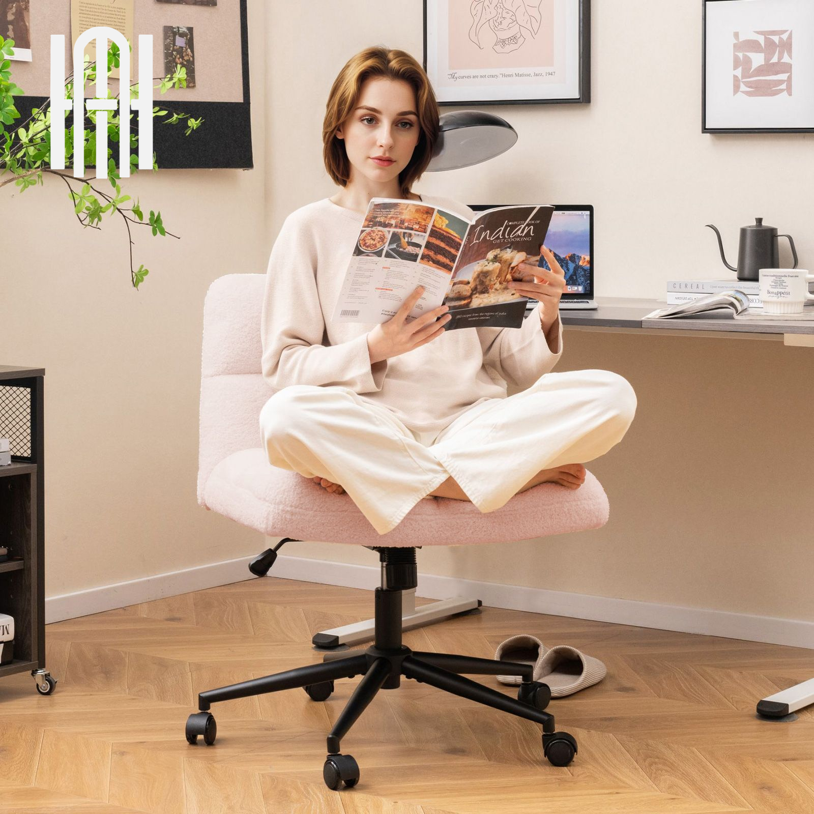 Chaise de Bureau COZY Cocoon en Laine d’Agneau