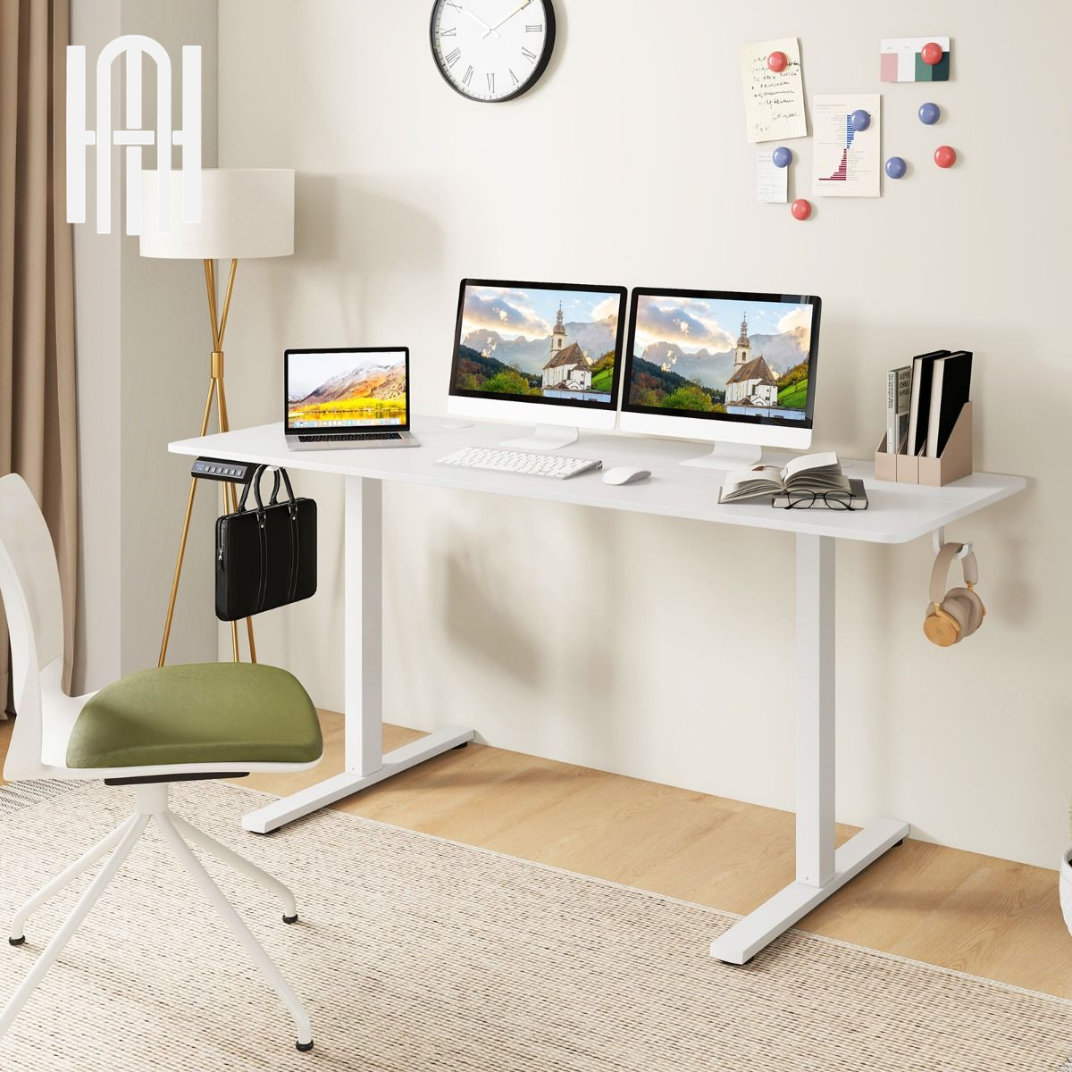 Bureau Assis-Debout Électrique 160x60 cm