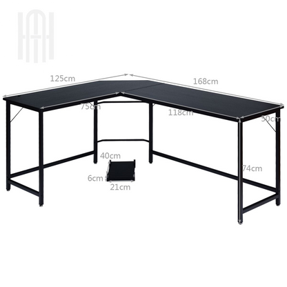 Bureau d’Angle Moderne en Forme de L